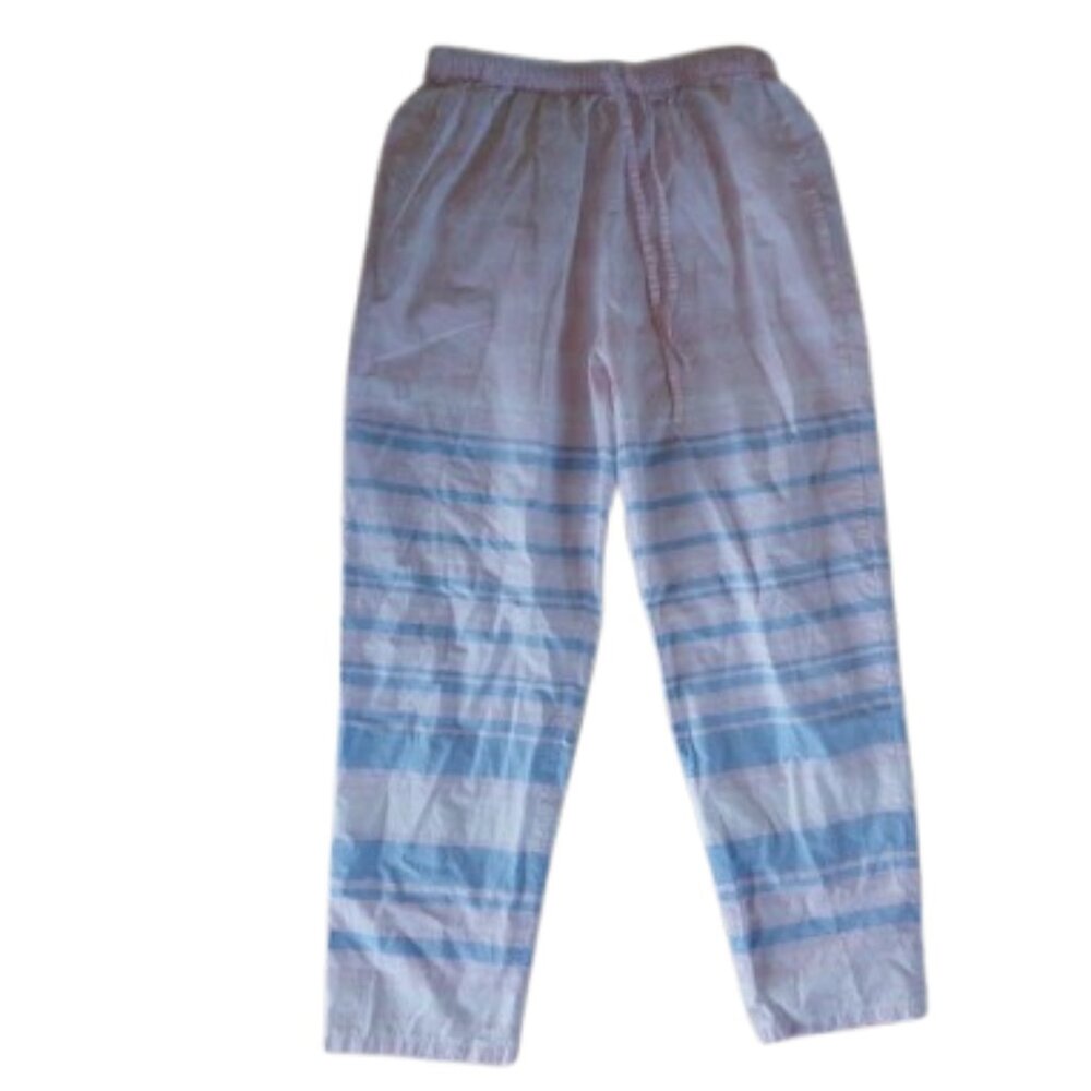 ---  Striped PJ Pajama  Pants Fit Size Small